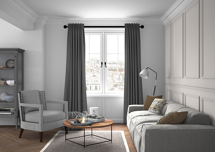 Oslo, Graphite - Made to Measure Curtains - Image 5